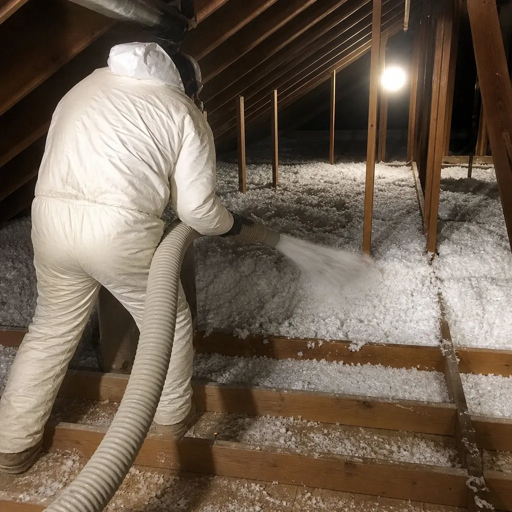 Attic Insulation in Paramount