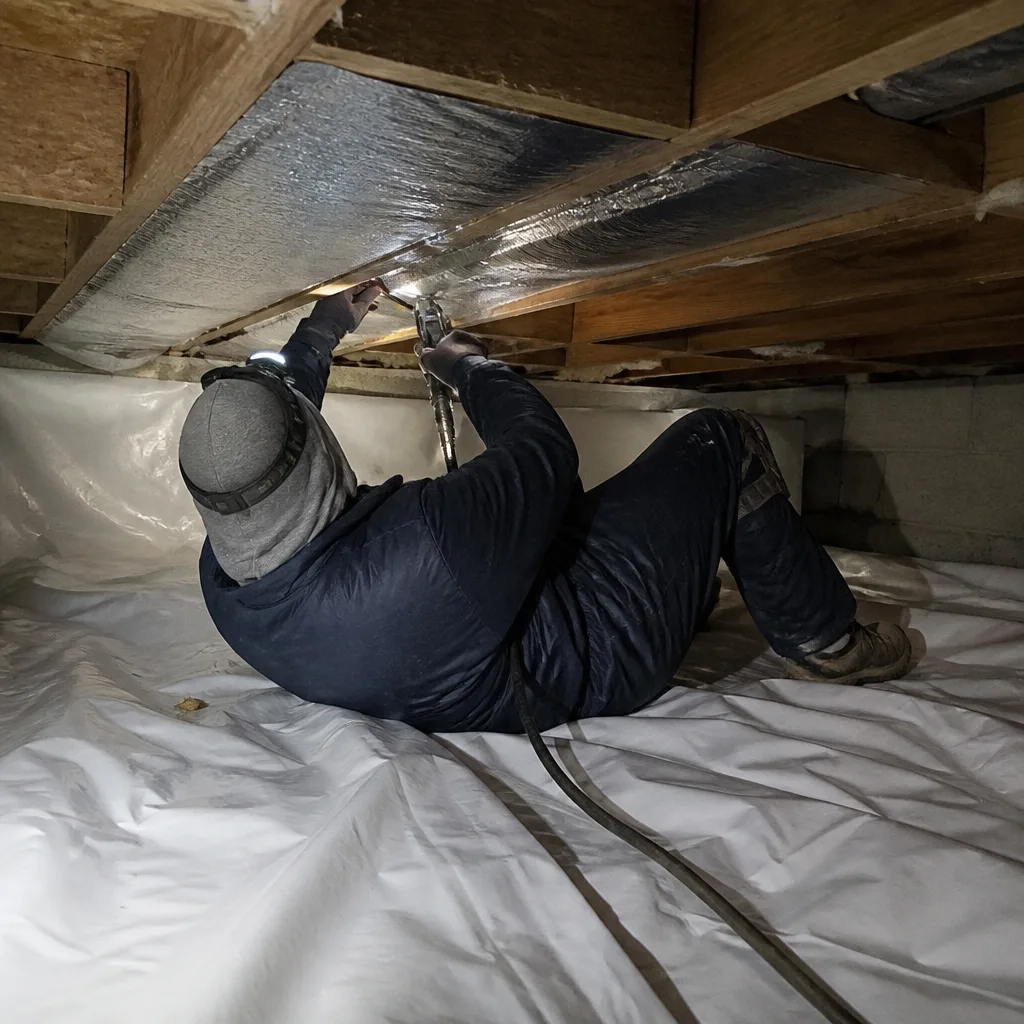 Crawl Space Encapsulation & Vapor Barrier in Downey, CA | Warmline Insulation Co.
